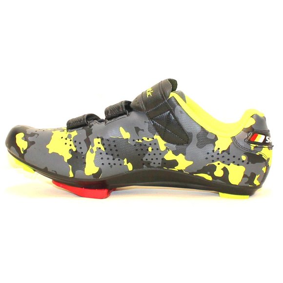 Men's Santic Gray & Green Camo Bike Cycling Road Shoes with Cleats Men's Size 11 - Picture 4 of 12